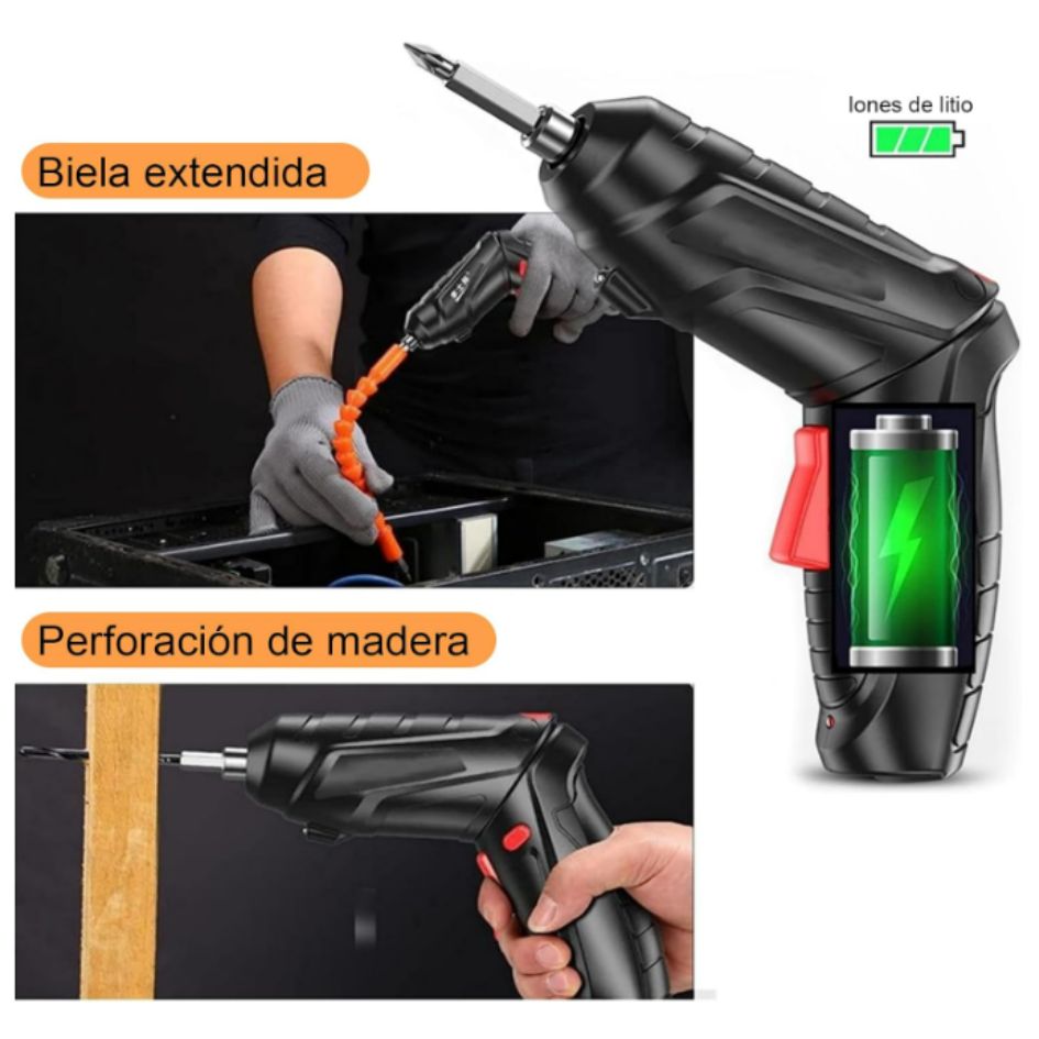 Desarmador Destornillador Inalambrico ⚡
