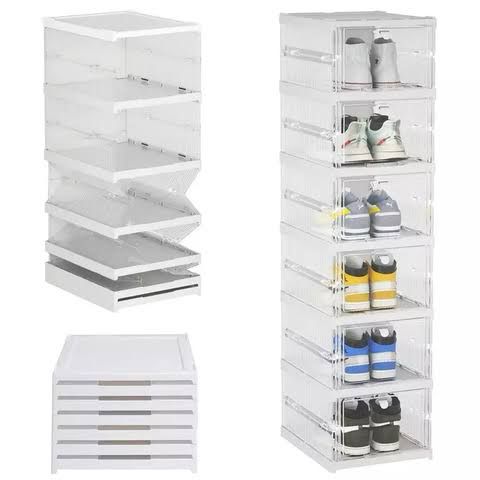 Zapatera De Plastico Pegable 6 Niveles