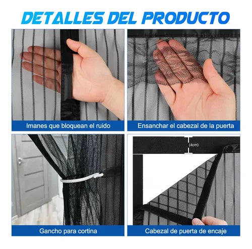 Kit x3 Mosquitera Puerta Magnetica HomeSafe®